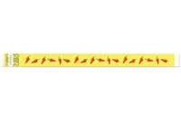 Bracelet d’événement Tyvek pré-imprimé 3/4" Piments Fort à vendre en ligne