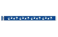 Tyvek pre-printed 3/4" Hand Prints event bracelet for sale online