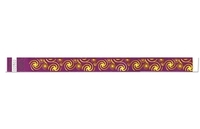 Bracelet d’événement Tyvek pré-imprimé 3/4" Tourbillons à vendre en ligne