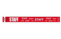 Bracelet d’événement Tyvek pré-imprimé 3/4" Staff ( Offert en anglais seulement) à vendre en ligne