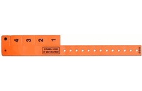 Multitab Vinyl Wristbands with 4 pull-off tabs event bracelet for sale online
