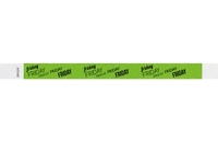 Tyvek pre-printed 3/4" Friday event bracelet for sale online