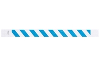 Tyvek pre-printed 3/4" Blue Stripes event bracelet for sale online