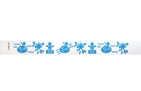 Bracelet d’événement Tyvek pré-imprimé 3/4" Plaisir d
