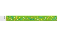 Bracelet d’événement Tyvek pré-imprimé 1" Confettis à vendre en ligne