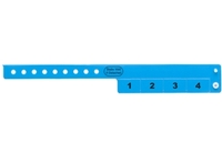 Vinyl wristband 5/8" with 4 detachable stubs event bracelet for sale online