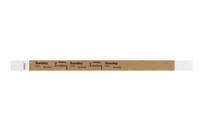 Tyvek pre-printed 3/4" Sunday event bracelet for sale online