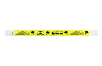 Bracelet d’événement Tyvek pré-imprimé 3/4" Carnaval à vendre en ligne
