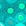 Metallic Aqua-P color Plastic metallic holographic 1/2